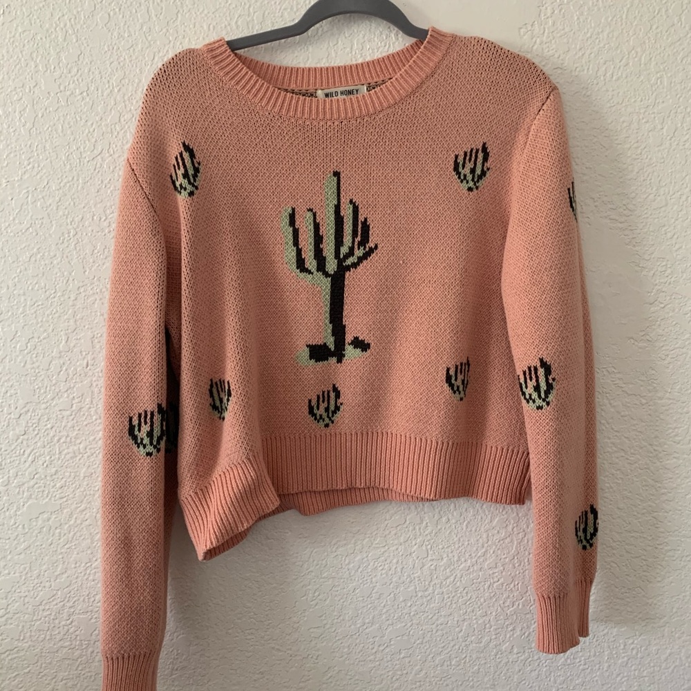 Cactus long sleeve sweater